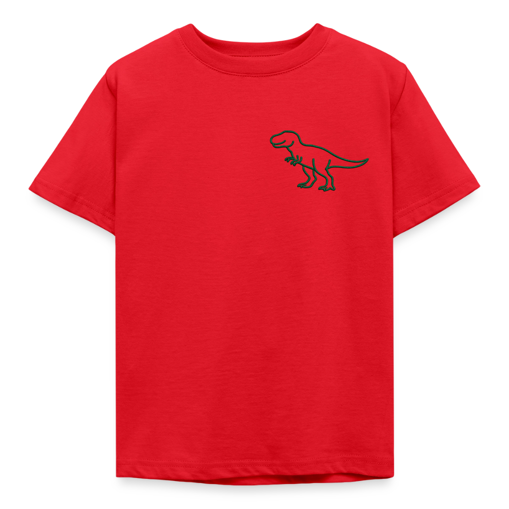 Kids' T-Rex T-Shirt - red