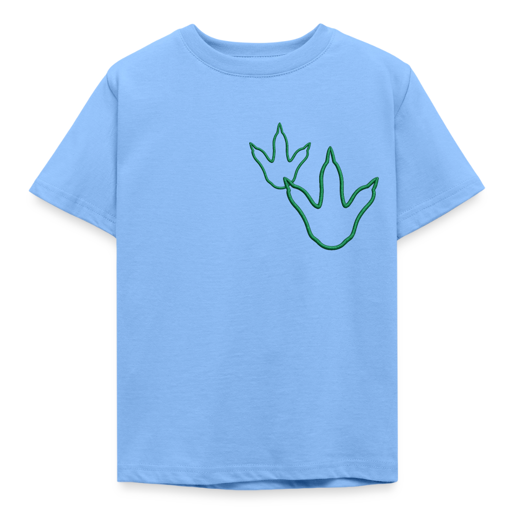 Kids' Footprint T-Shirt - sky blue