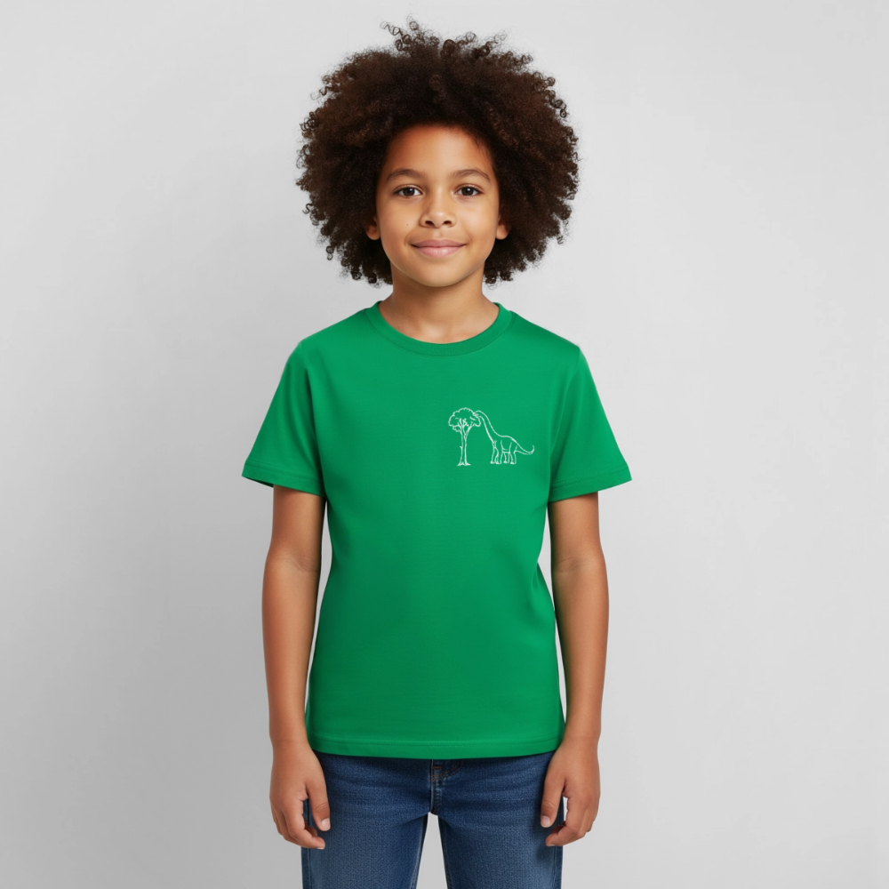 Kids' Dino Veg T-Shirt - kelly green