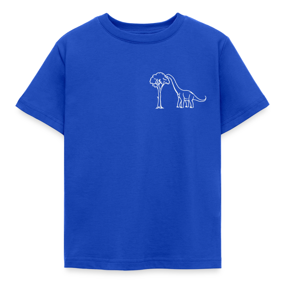 Kids' Dino Veg T-Shirt - royal blue