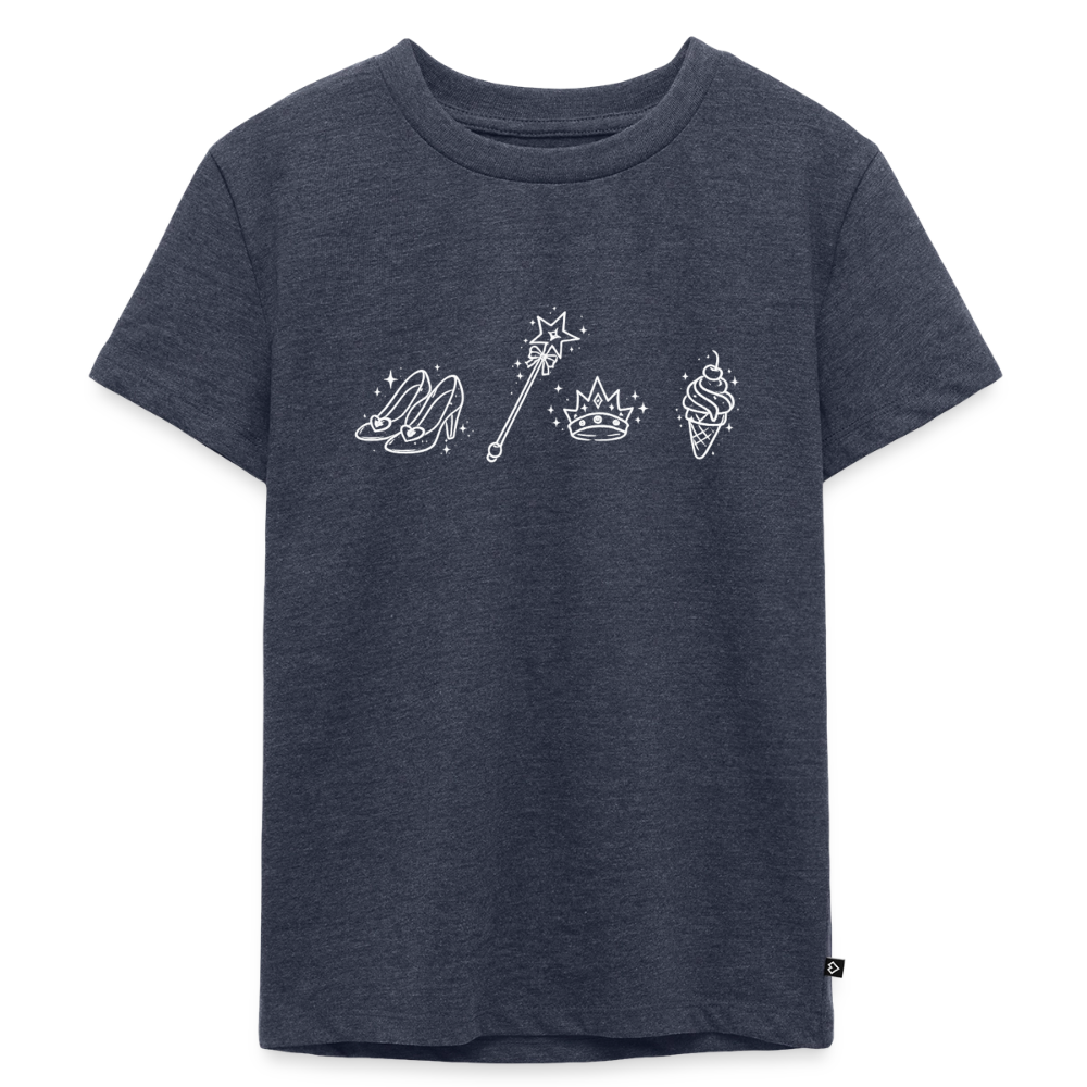 Kids' Premium T-Shirt The Perfect Combo - heather denim