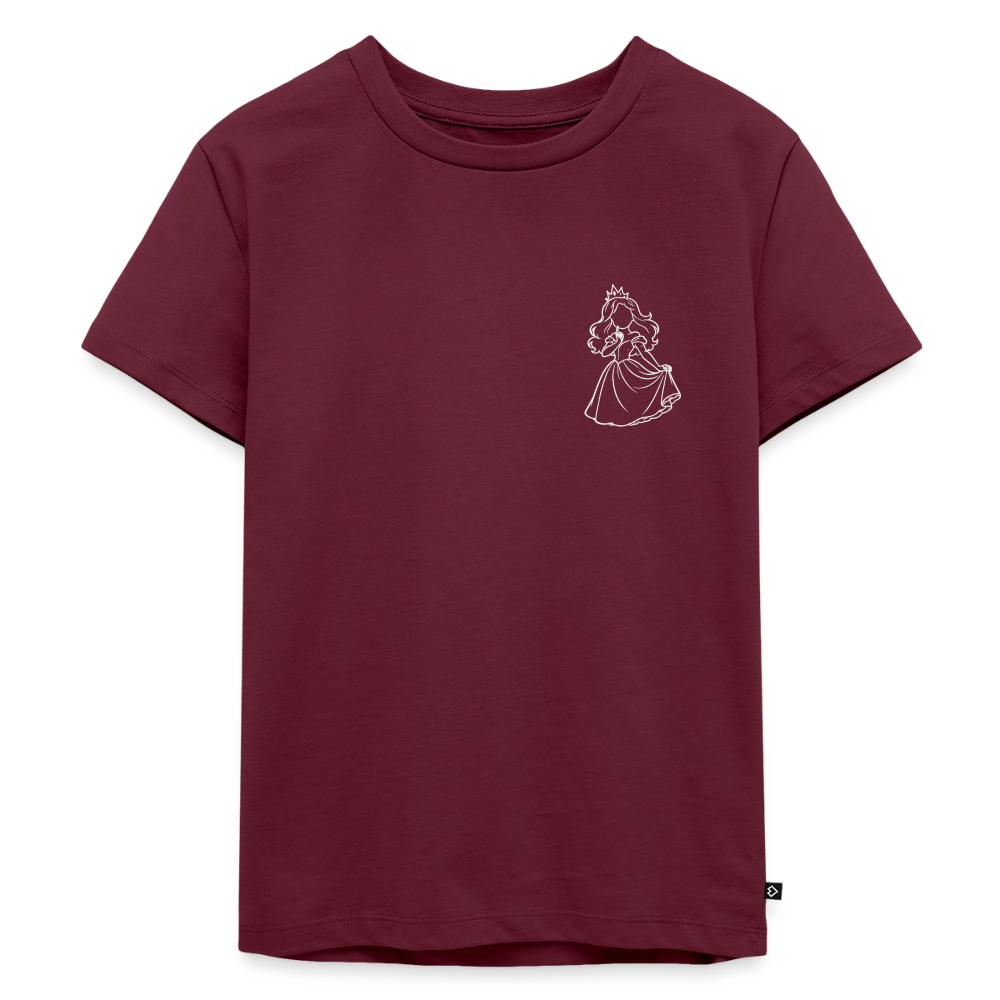 Kids' Premium Princess T-Shirt - burgundy