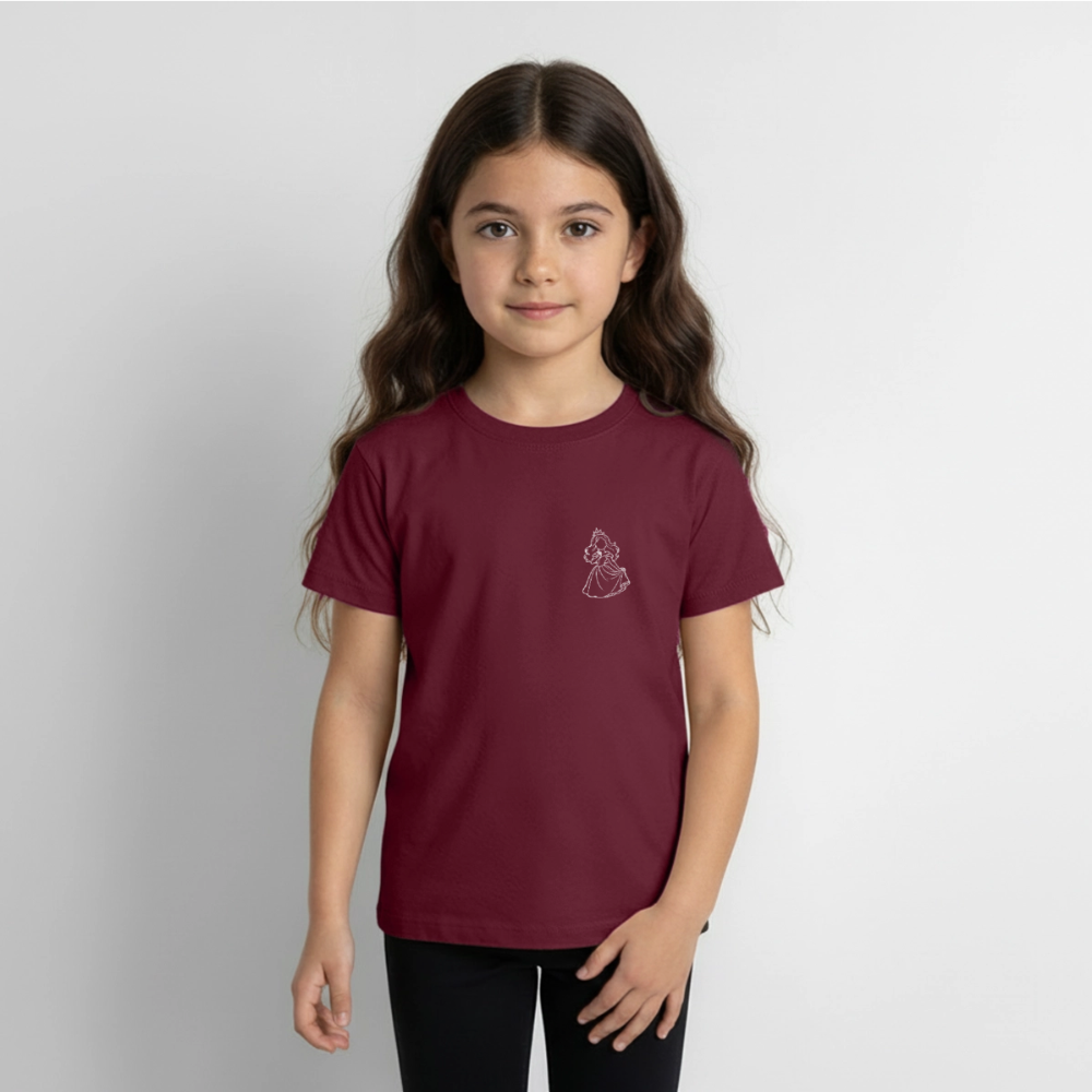 Kids' Premium Princess T-Shirt - burgundy