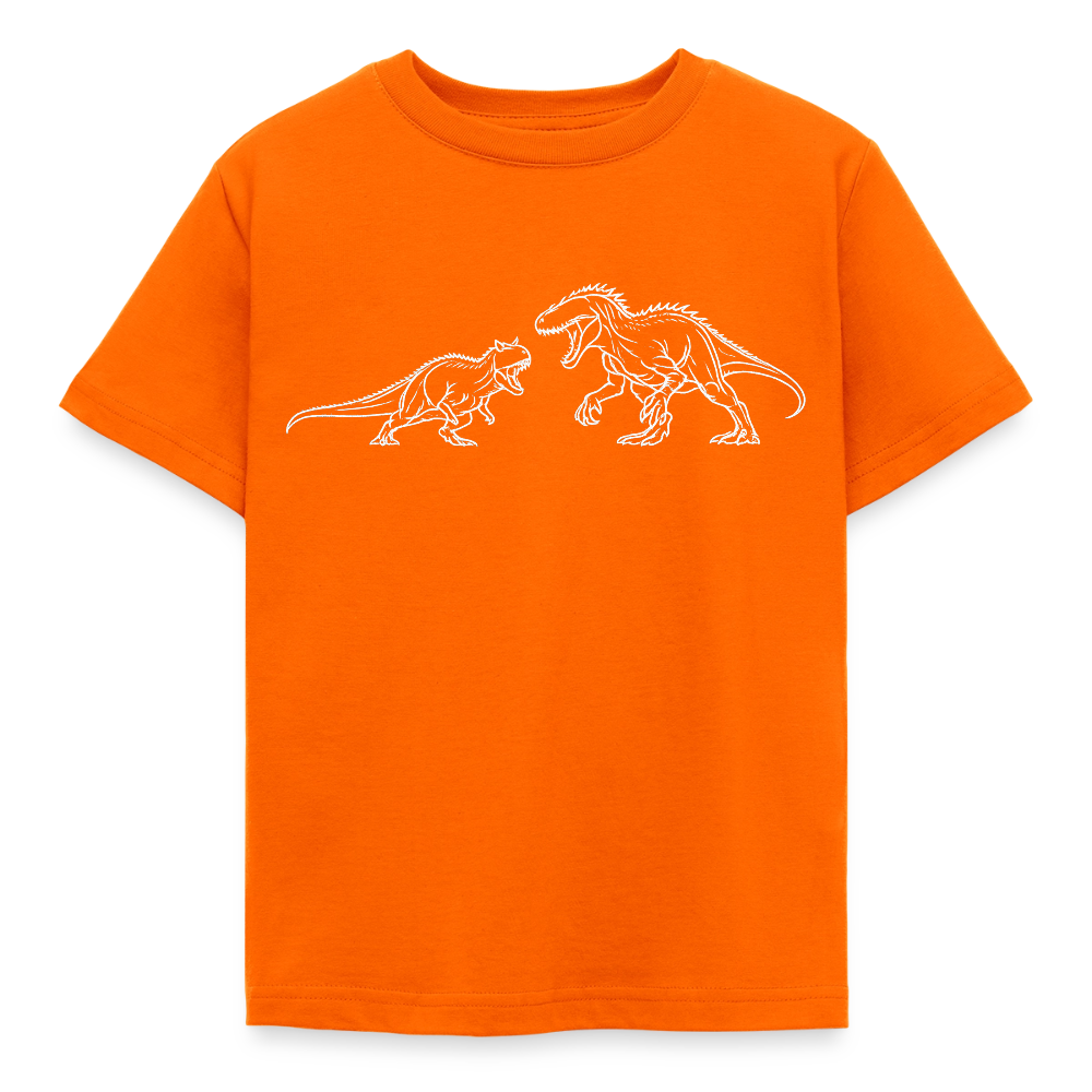 Kids' T-Shirt Carno Vs Indominus - orange