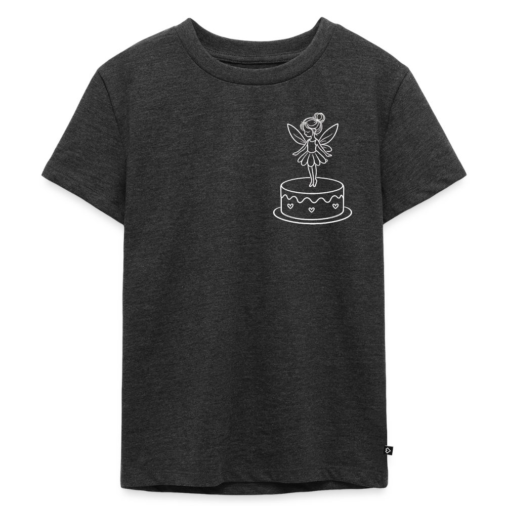Kids' Fairy Cake  T-Shirt - heather anthracite