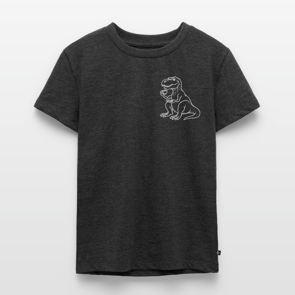 Kids' Tea- Rex T-Shirt - heather anthracite
