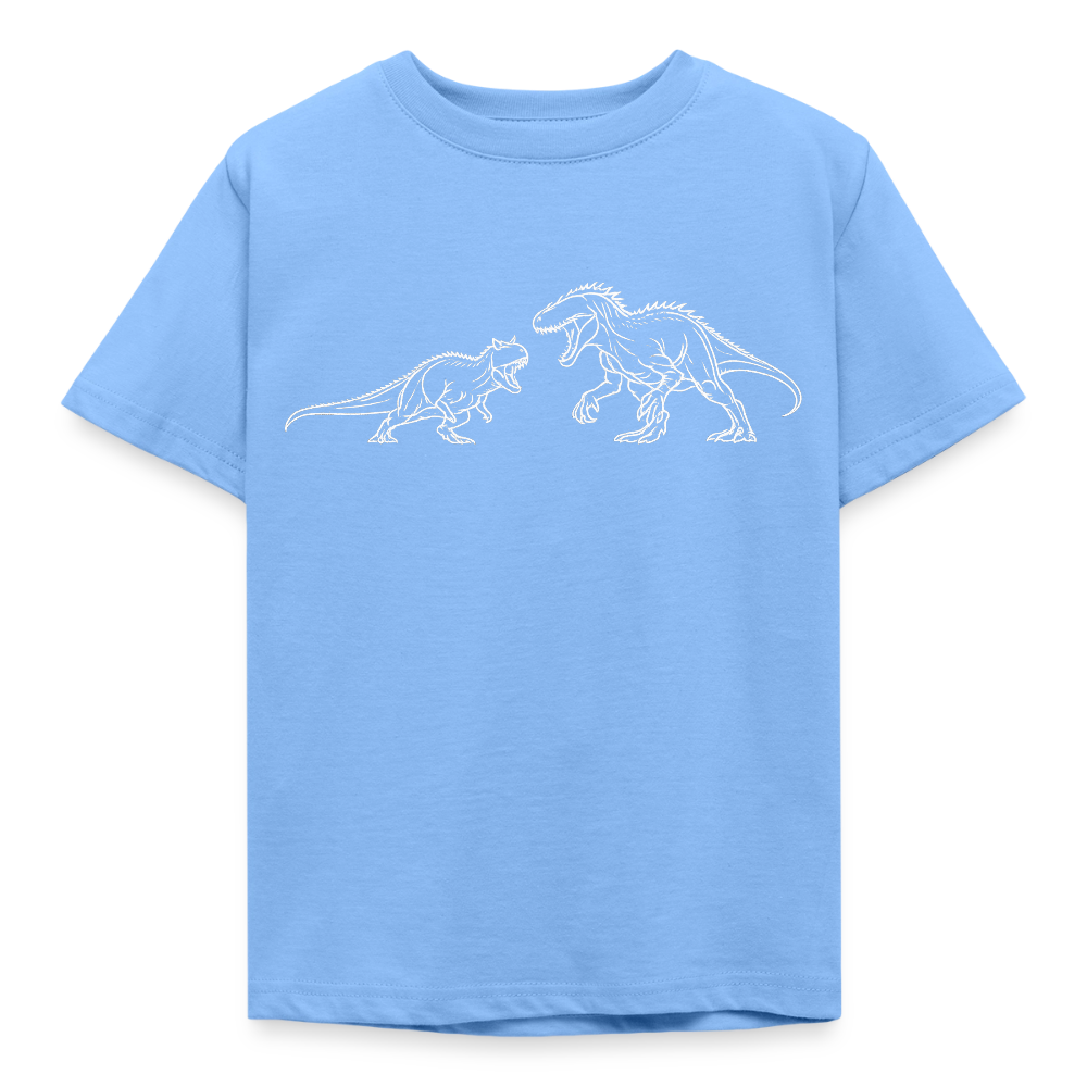 Kids' T-Shirt Carno Vs Indominus - sky blue