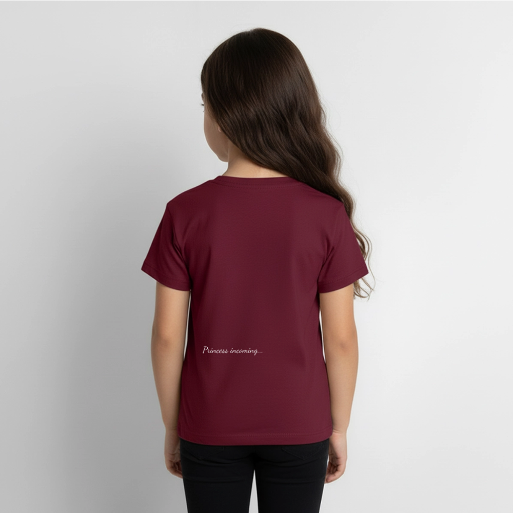 Kids' Premium Princess T-Shirt - burgundy