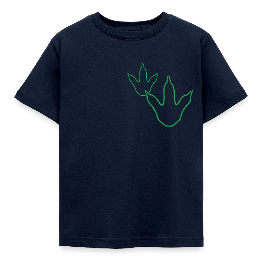 Kids' Footprint T-Shirt - navy