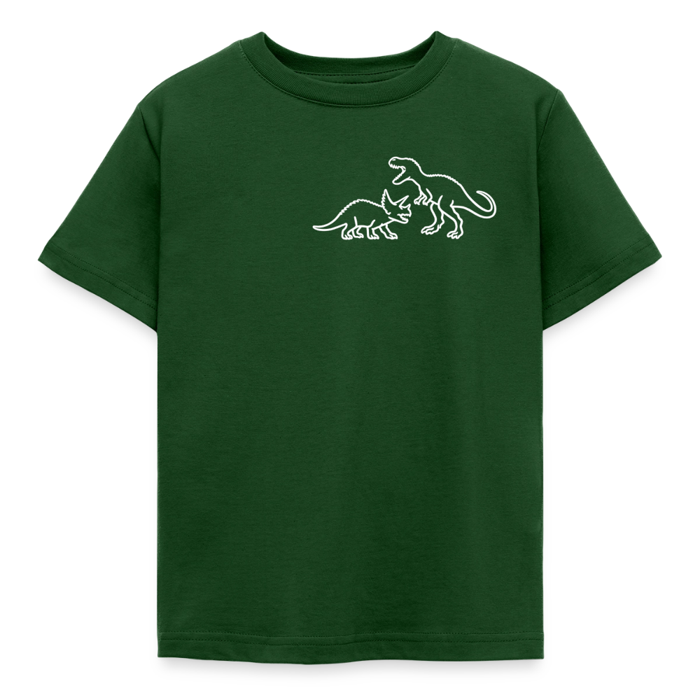 Kids' Dino Tri vs T-rex - forest green
