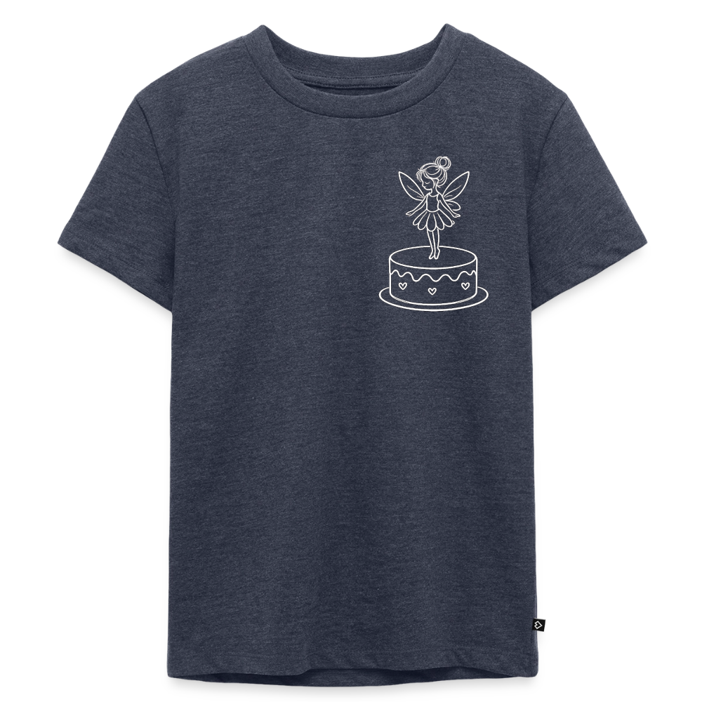 Kids' Fairy Cake  T-Shirt - heather denim
