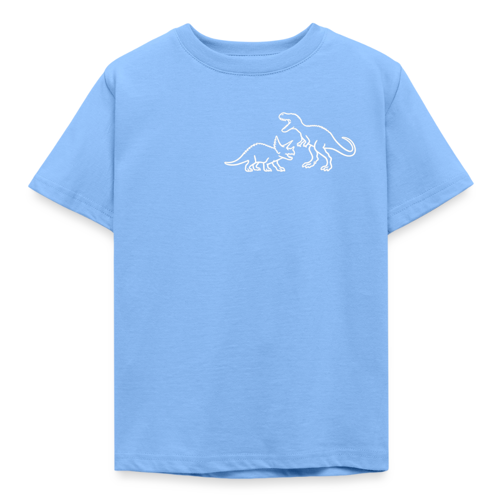 Kids' Dino Tri vs T-rex - sky blue