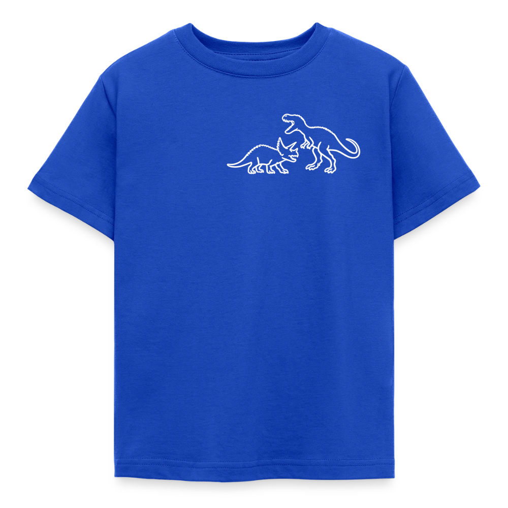 Kids' Dino Tri vs T-rex - royal blue