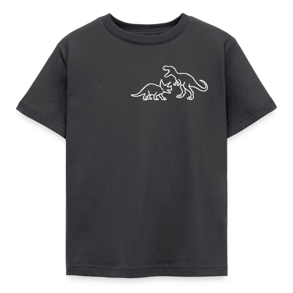 Kids' Dino Tri vs T-rex - dark grey