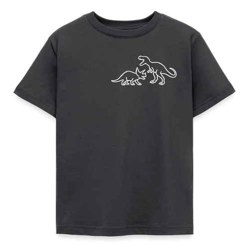 Kids' Dino Tri vs T-rex - dark grey