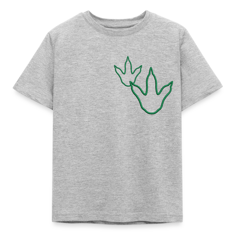 Kids' Footprint T-Shirt - heather grey