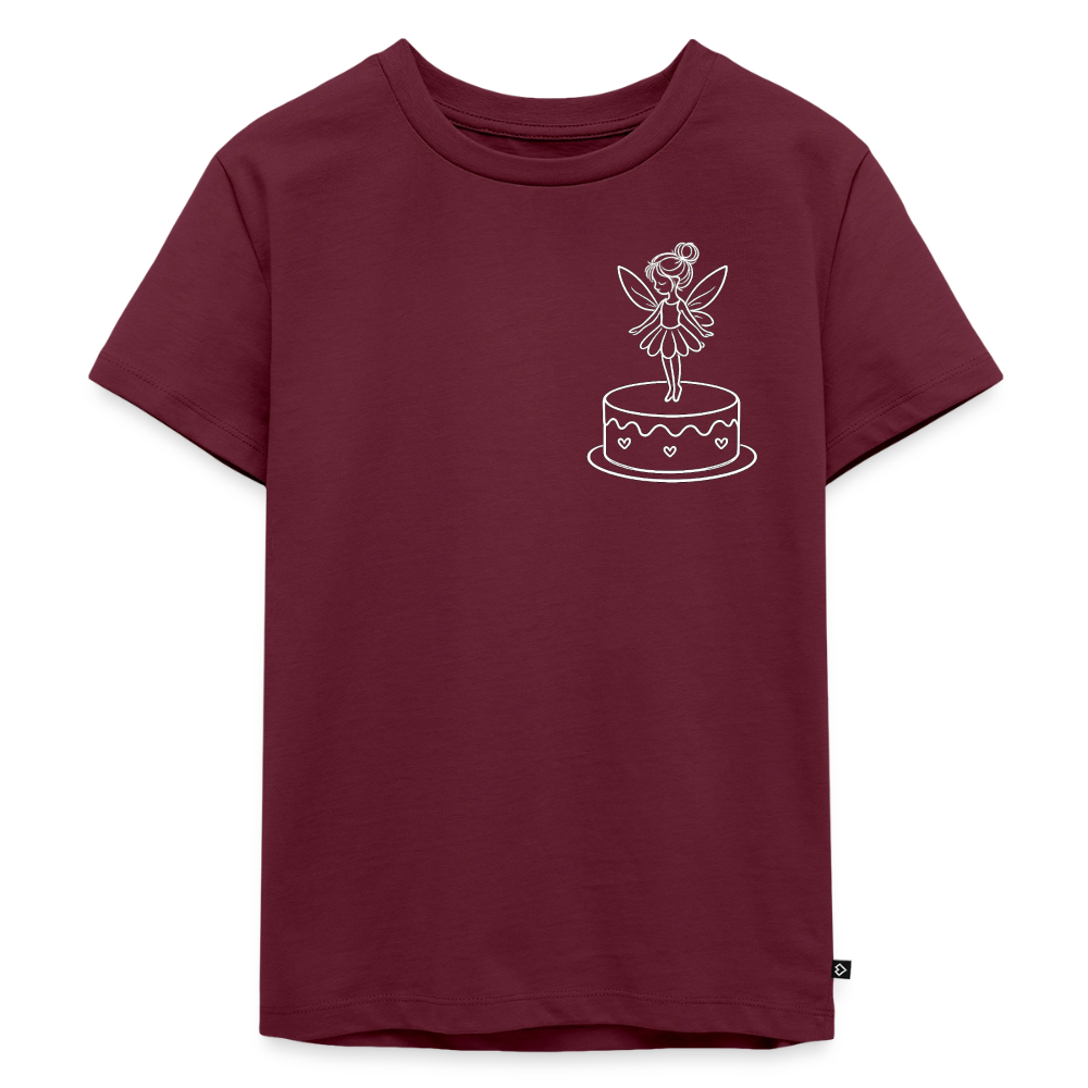 Kids' Fairy Cake  T-Shirt - burgundy