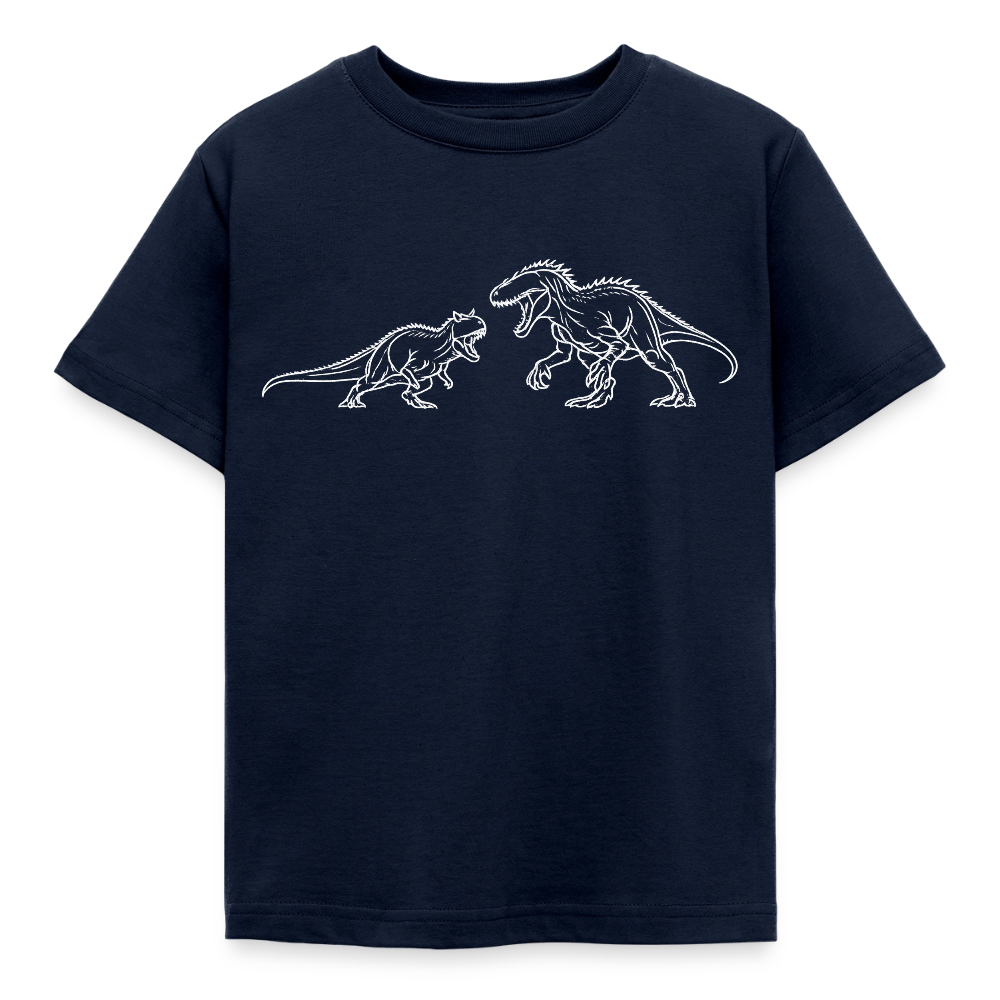 Kids' T-Shirt Carno Vs Indominus - navy