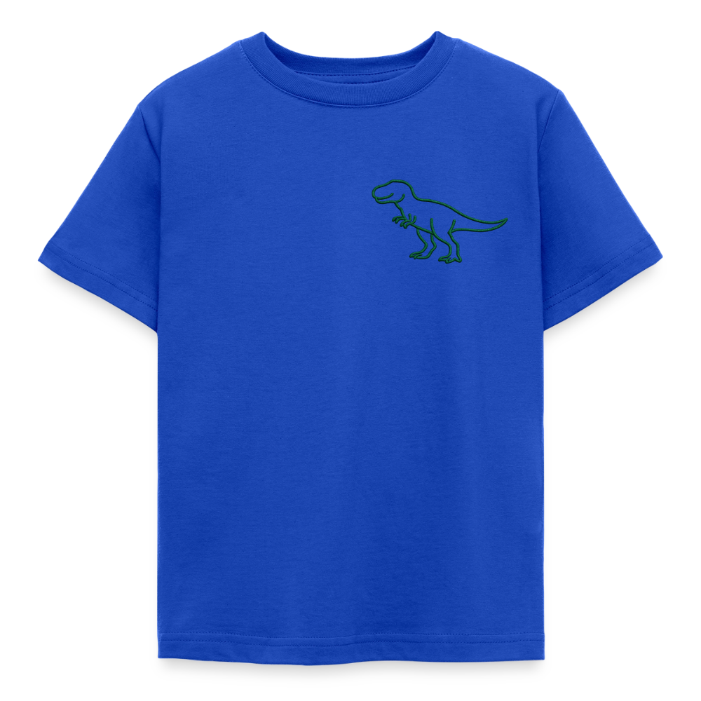 Kids' T-Rex T-Shirt - royal blue
