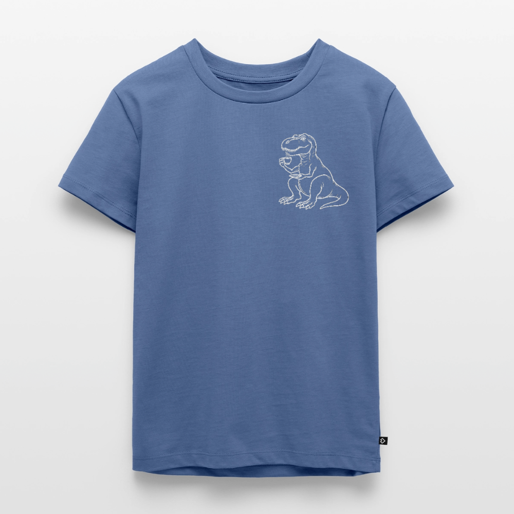 Kids' Tea- Rex T-Shirt - stone blue