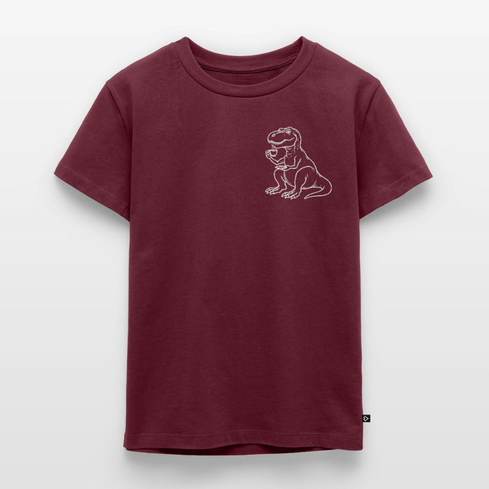 Kids' Tea- Rex T-Shirt - burgundy