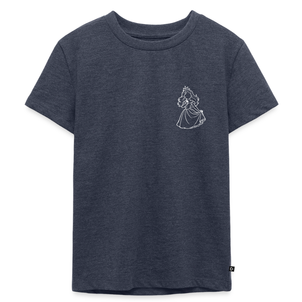 Kids' Premium Princess T-Shirt - heather denim