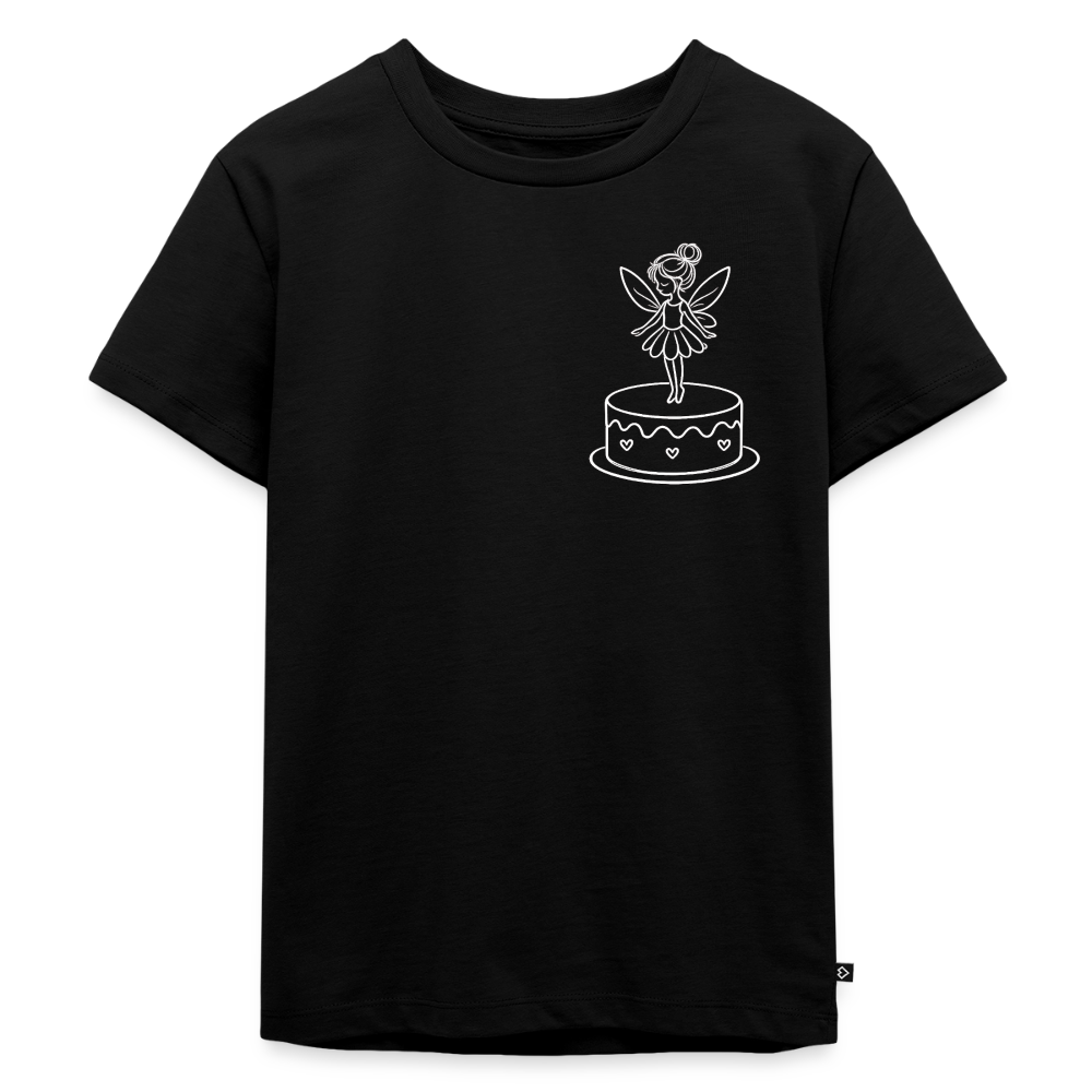 Kids' Fairy Cake  T-Shirt - black