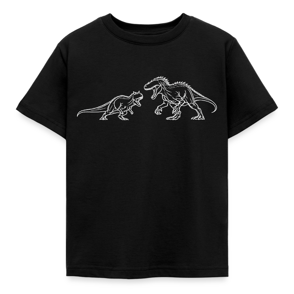 Kids' T-Shirt Carno Vs Indominus - black