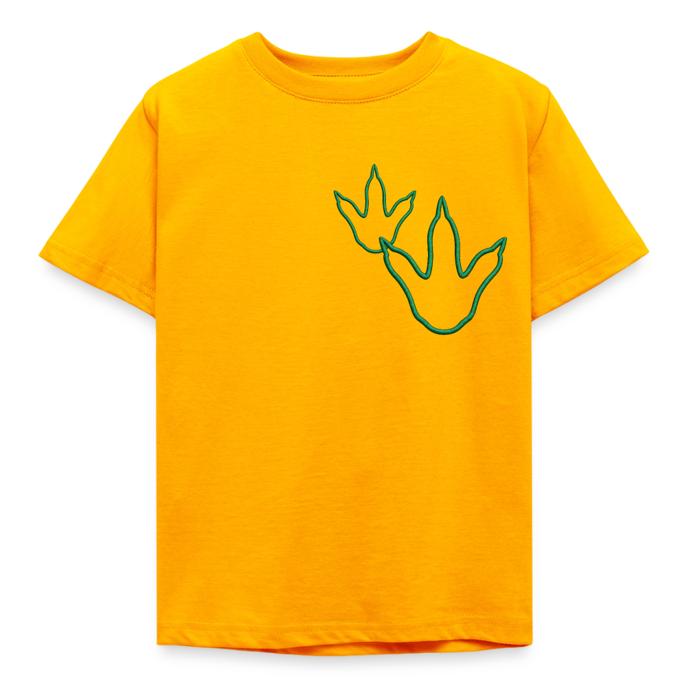 Kids' Footprint T-Shirt - gold