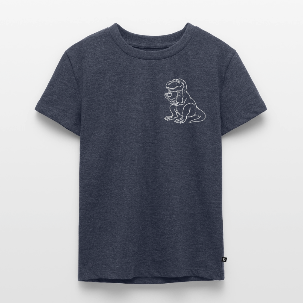 Kids' Tea- Rex T-Shirt - heather denim
