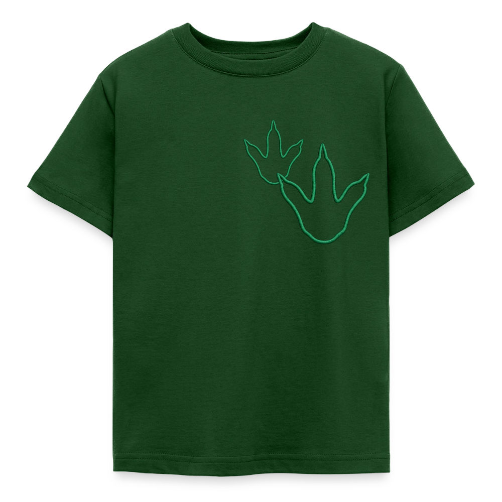 Kids' Footprint T-Shirt - forest green