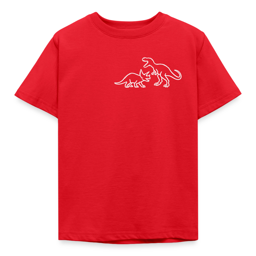 Kids' Dino Tri vs T-rex - red
